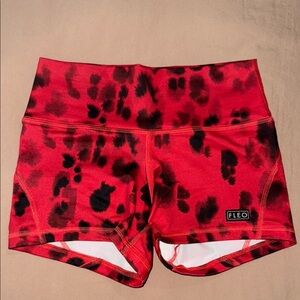 Fleo Red Apex Shorts